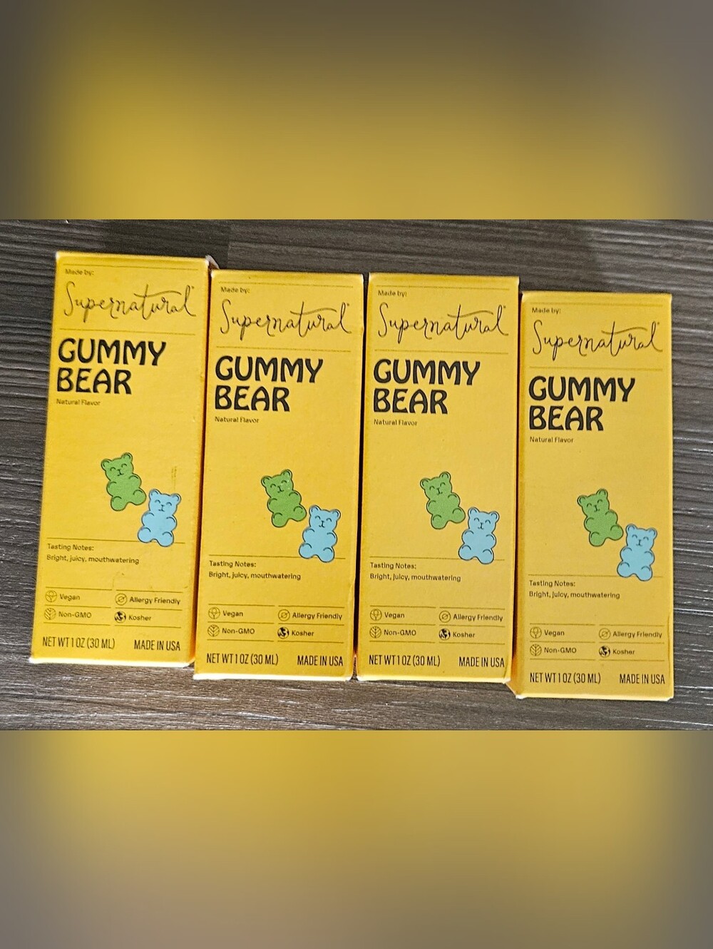 Gummy Bear Natural Flavor - Yellow Packaging